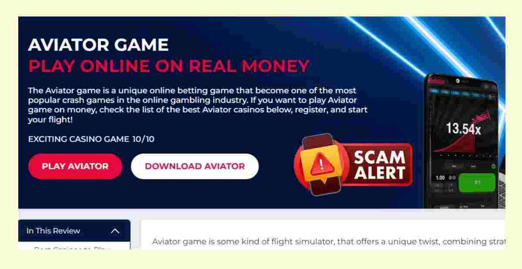 Aviator Game Legit or Scam