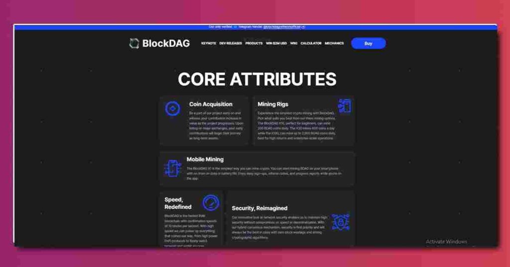 BlockDAG Features