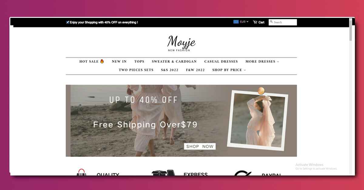 Moyje Clothing Scam Revealed Full Review