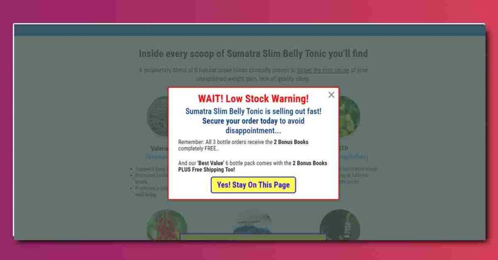 Sumatra Slim Belly Tonic Review Legit or Scam