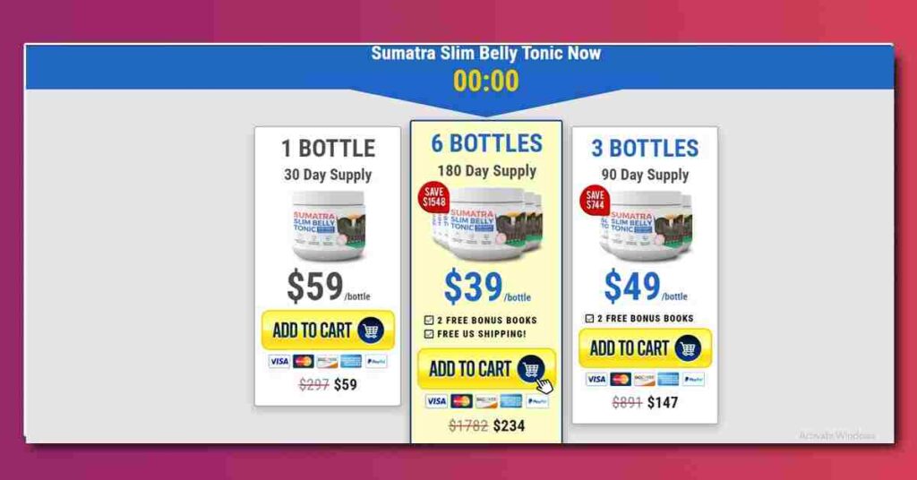 Sumatra Slim Belly Tonic price