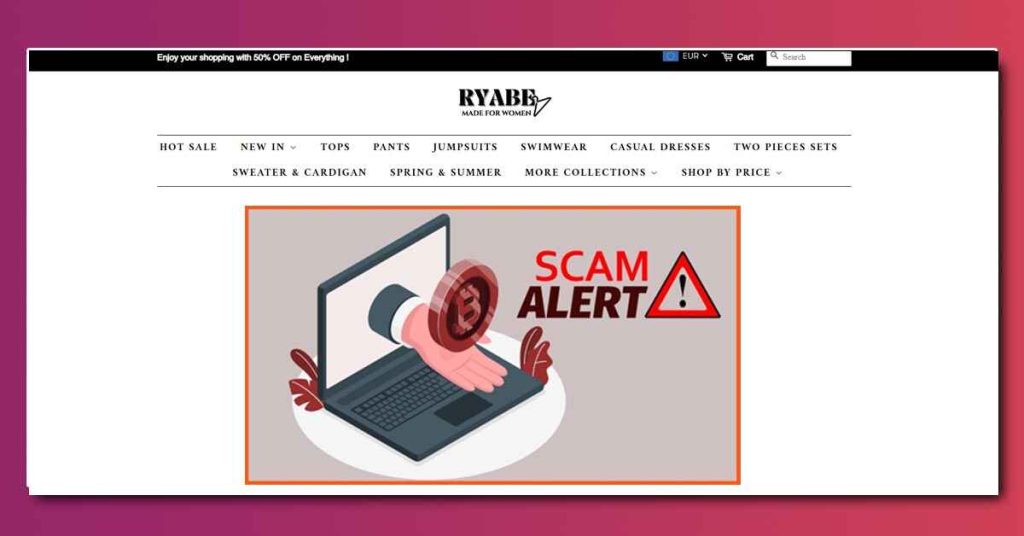 Ryabe common scam and customer service.