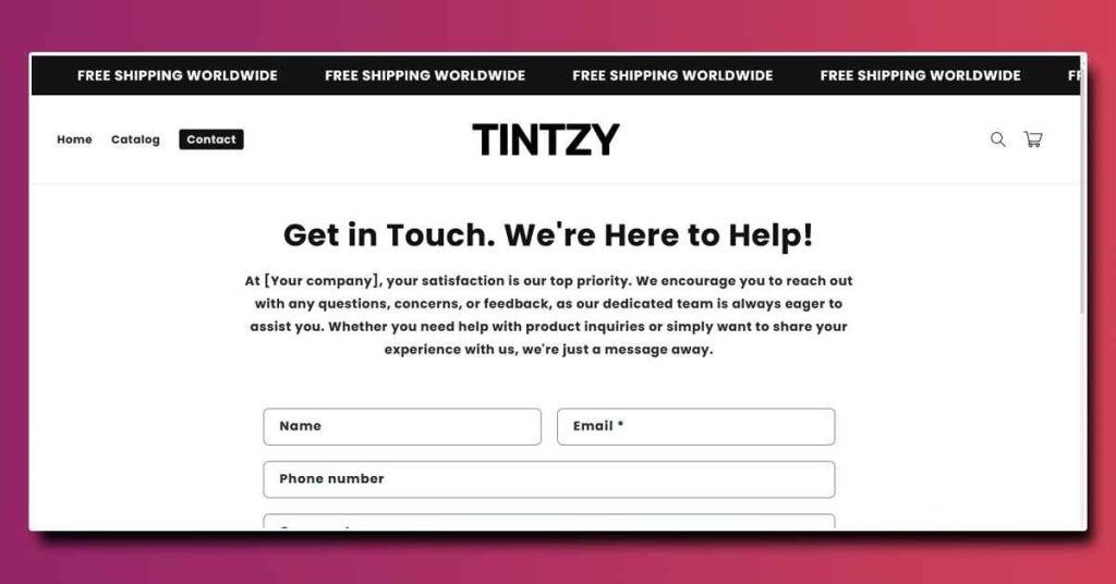contact Tintzay Reviews and Complaints